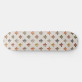 Erde Wald Fleur-de-lis Design Licht Skateboard (Horizontal)