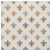 Erde Wald Fleur-de-lis Design Licht Stoff (Muster)