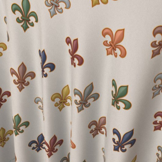 Erde Wald Fleur-de-lis Design Licht Stoff