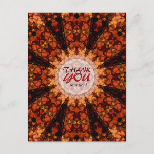 Erde Webe Shine Dankeschön Postkarte
