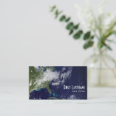 Erde - Western-Hemisphäre Visitenkarte (Stehend Vorderseite)