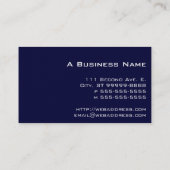 Erde - Western-Hemisphäre Visitenkarte (Rückseite)