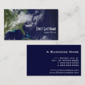 Erde - Western-Hemisphäre Visitenkarte (Vorne/Hinten)