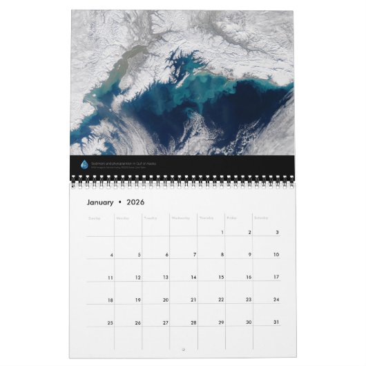 Erde, wie von den Astronauten gesehen Kalender (Jan 2026)