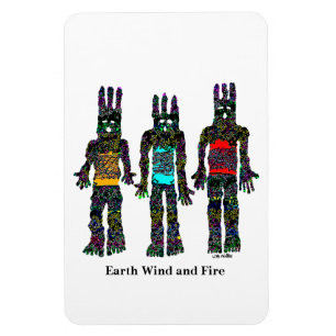 Erde Wind und Feuer Magnet