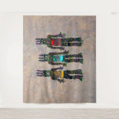 Erde Wind und Feuer Wandteppich (Vorderseite)