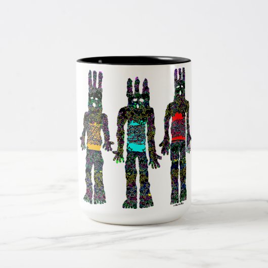 Erde Wind und Feuer Zweifarbige Tasse (Mittel)