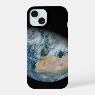 Erde zeigt Nordafrika und Südwesteuropa iPhone 15 Hülle