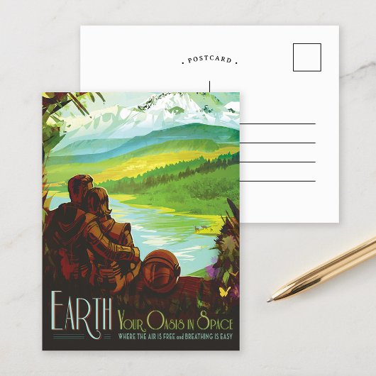 Erde | Zukunftsvisionen der NASA Postkarte