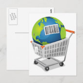 Erde zum Verkauf Postkarte (Vorne/Hinten)