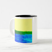 Erde Zweifarbige Tasse (Vorderseite Links)