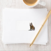 Erdeichhörnchen Adressaufkleber (Insitu)