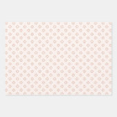 Erdeige Terrakotta-Geschenkverpackungsset Moderne Geschenkpapier Set (Vorderseite)