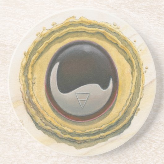 Erdelement Getränkeuntersetzer (Vorne)