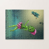 Erdelement und Schmetterling Puzzle (Horizontal)