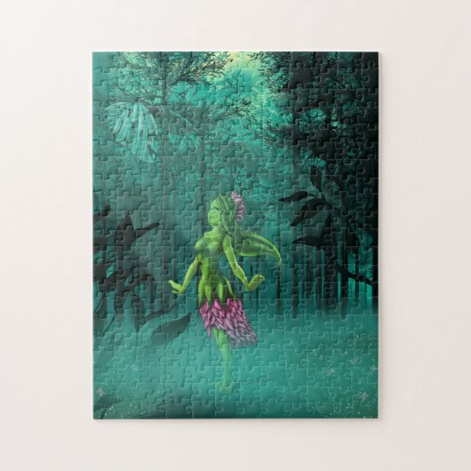 Erdelement und Schmetterling Puzzle (Vertikal)