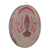 Erdember: Texturierte Tapestry aus Afrika Dartscheibe (Vorderseite Links)