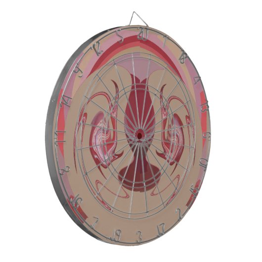 Erdember: Texturierte Tapestry aus Afrika Dartscheibe (Vorderseite Links)