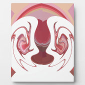 Erdember: Texturierte Tapestry aus Afrika Fotoplatte (Vorderseite)