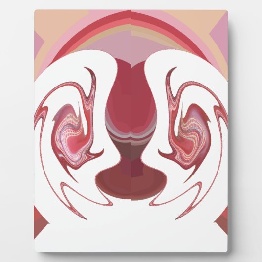 Erdember: Texturierte Tapestry aus Afrika Fotoplatte (Vorderseite)