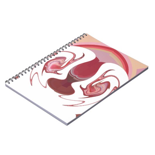 Erdember: Texturierte Tapestry aus Afrika Notizblock (Linke Seite)