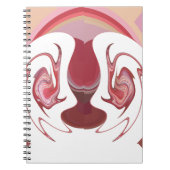 Erdember: Texturierte Tapestry aus Afrika Notizblock (Vorderseite)