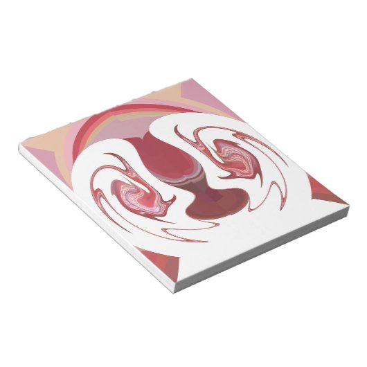 Erdember: Texturierte Tapestry aus Afrika Notizblock (angewinkelt)