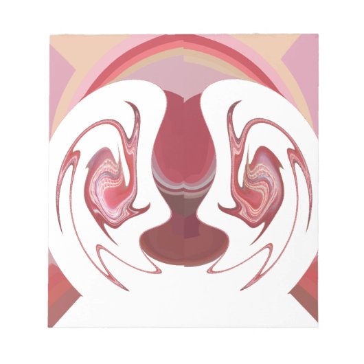 Erdember: Texturierte Tapestry aus Afrika Notizblock (Vorderseite)