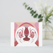 Erdember: Texturierte Tapestry aus Afrika Postkarte (Stehend Vorderseite)