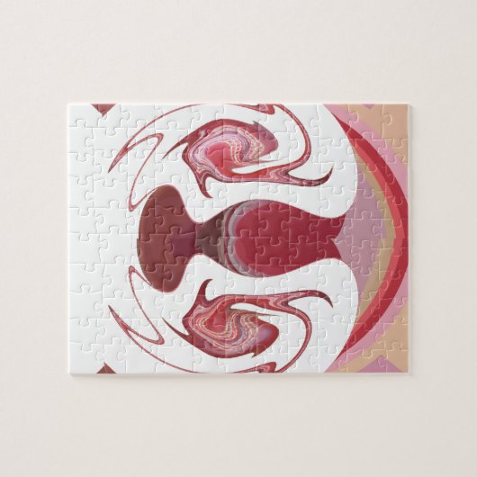 Erdember: Texturierte Tapestry aus Afrika Puzzle (Horizontal)