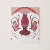 Erdember: Texturierte Tapestry aus Afrika Puzzle (Vertikal)