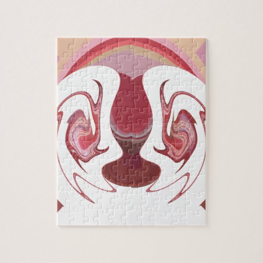 Erdember: Texturierte Tapestry aus Afrika Puzzle (Vertikal)