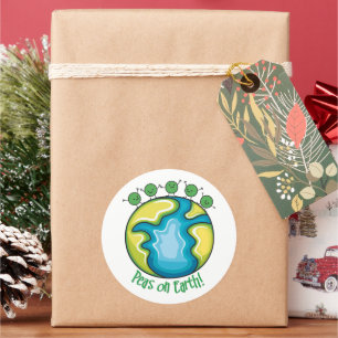 Erden Runder Aufkleber