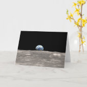 Erden und Zitat: Erschossen von Apollo 8 Karte (Gelbe Blume)