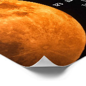 Erdenblutmond, Planetarium-Eventwerbung Poster (Ecke)