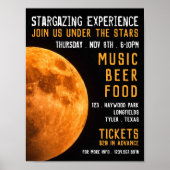 Erdenblutmond, Planetarium-Eventwerbung Poster (Vorne)