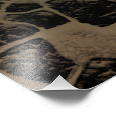 Erderwärmung - Brennhaus - Abstrakt Fotodruck (Ecke)