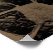 Erderwärmung - Brennhaus - Abstrakt Poster (Ecke)