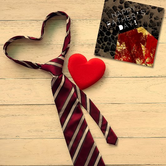 Erderwärmung - Brennhaus - Tag des Vaters Karte