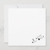 Erderwärmung - Brennhaus - Tag des Vaters Karte (Rückseite)