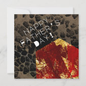 Erderwärmung - Brennhaus - Tag des Vaters Karte (Vorderseite)