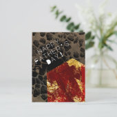 Erderwärmung - Brennhaus - Tag des Vaters Postkarte (Stehend Vorderseite)