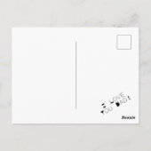 Erderwärmung - Brennhaus - Tag des Vaters Postkarte (Rückseite)