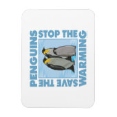 Erderwärmung, Pinguine Magnet (Vertikal)