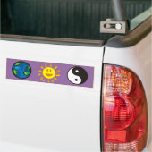 Erdesonne-yin Yang Autoaufkleber (Auf Lkw)