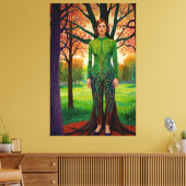 “Erdessa’s Portrait” - The Disguise of Stillness Leinwanddruck (Insitu (Wohnzimmer))