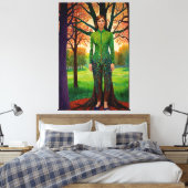 “Erdessa’s Portrait”  - The Disguise of Stillness Leinwanddruck (Insitu (Schlafzimmer))