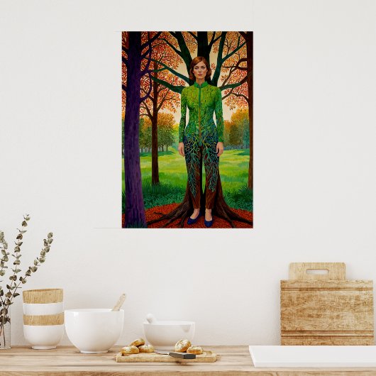 “Erdessa’s Portrait” - The Disguise of Stillness Poster (Küche)