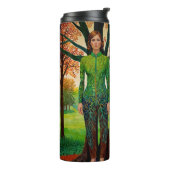 “Erdessa’s Portrait” - The Disguise of Stillness Thermosbecher (Nach links gedreht)