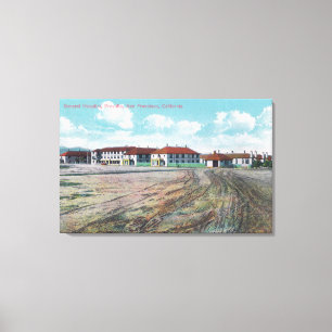 Erdet Ansicht des Allgemeinkrankenhauses, Presidio Leinwanddruck